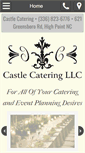 Mobile Screenshot of castlecateringnc.com